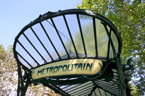 Métropolitain d'Hector Guimard - Edicule de la station Abesses