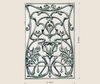 Art nouveau - fonte