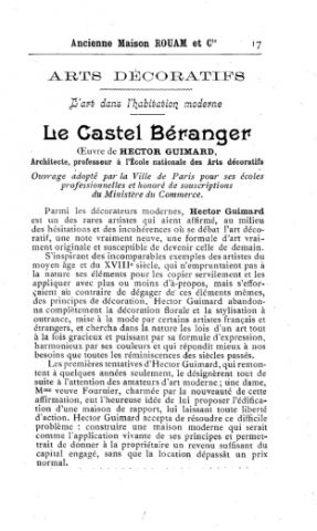 Annonce parue dans Bibliographie française, recueil de catalogues des éditeurs français par H. Le Soudier, 1900.