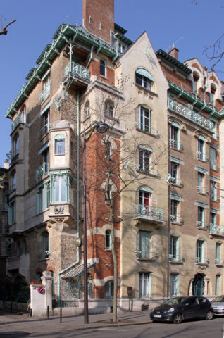 Castel Béranger, Hector Guimard - Rue La Fontaine